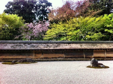 A view of Ryoanji Rock Garden